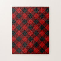 Buffalo Check Red Tartan Plaid Pattern