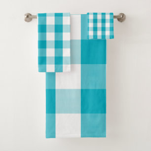 Buffalo Check - Scuba Blue Bath Towel Set