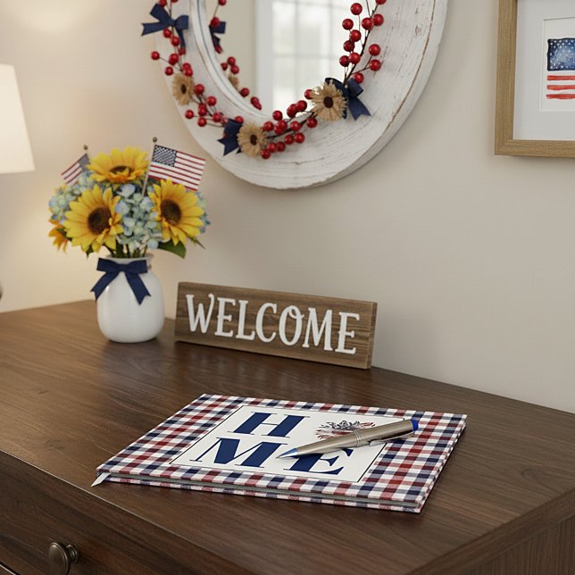 Buffalo check sunflower "Home"  Guest Book (Creator Uploaded)