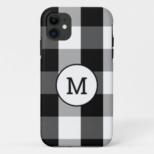 Buffalo Check with monogram iPhone 11 Case
