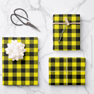 Buffalo Check Wrapping Paper Sheets