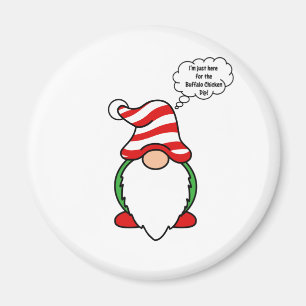 Buffalo chicken dip gnome magnet