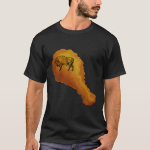 Buffalo Chicken Hot Spicy Wings Foodie T-Shirt