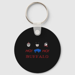 Buffalo Christmas  Key Ring