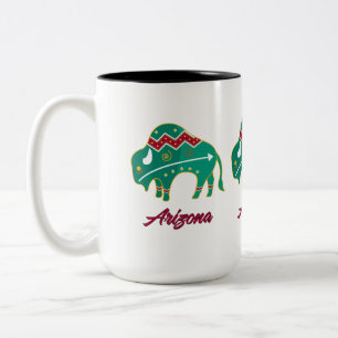 Buffalo Clan Arizona Two-Tone Coffee Mug