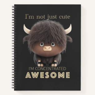 Buffalo Concentrated Awesome Cute Adorable Funny  Notebook