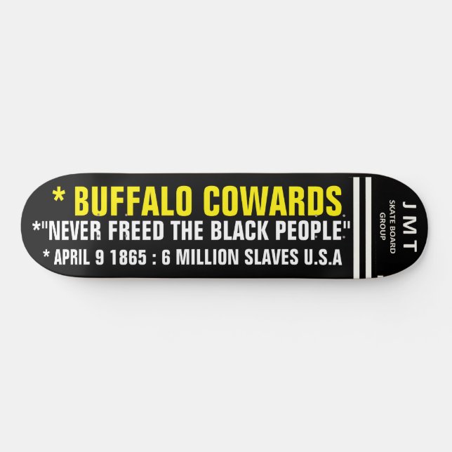 BUFFALO COWARDS 8 1/4" Skateboard Deck (Horz)