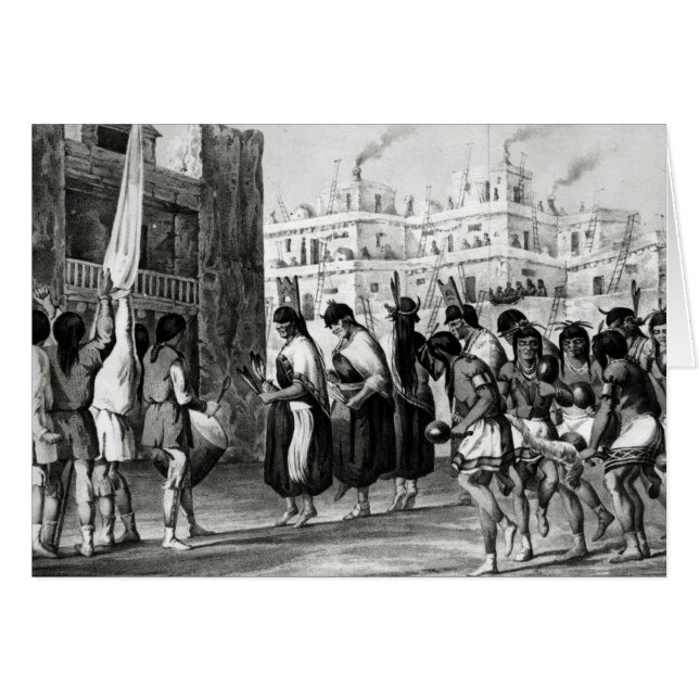 Buffalo Dance at Pueblo de Zuni (Front Horizontal)