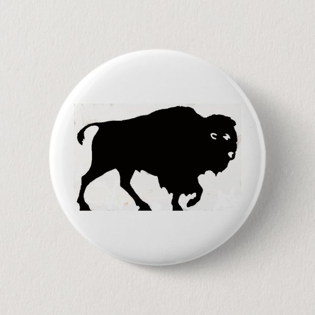 Buffalo Designs 6 Cm Round Badge (Front)