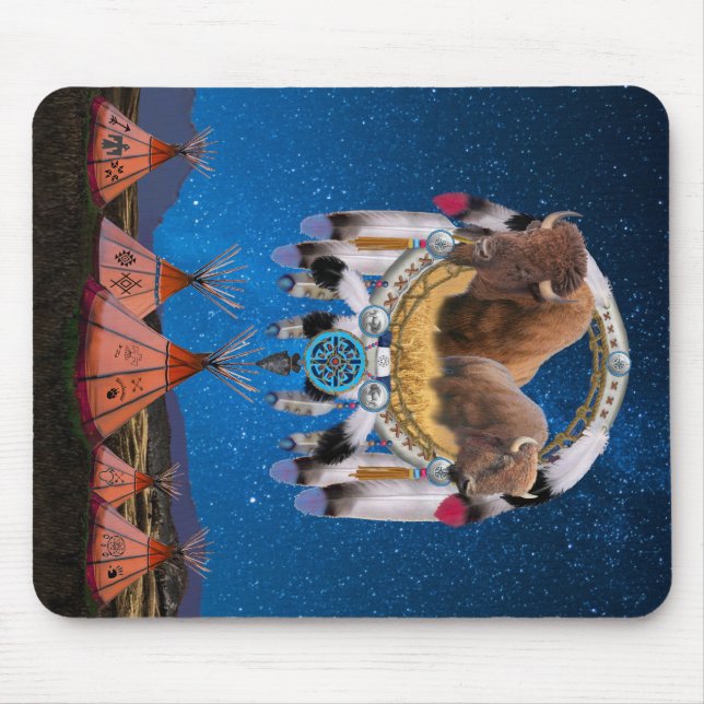 BUFFALO DREAM CATCHER MOUSE PAD (Front)