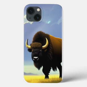 Buffalo Fields iPhone 13 Pro Slim Fit Case, Glossy iPhone 13 Case