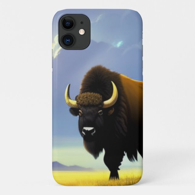 Buffalo Fields iPhone / iPad case (Back)