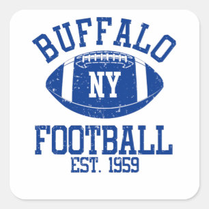 Buffalo Football Fan Gift Present Idea Square Sticker