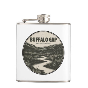 Buffalo Gap National Grassland Stream Hip Flask
