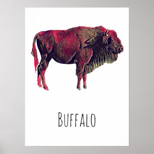 Buffalo Gift Poster