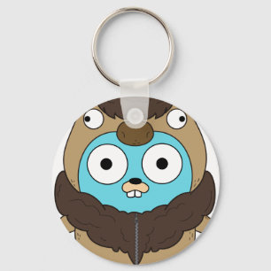 Buffalo Gopher Key Ring