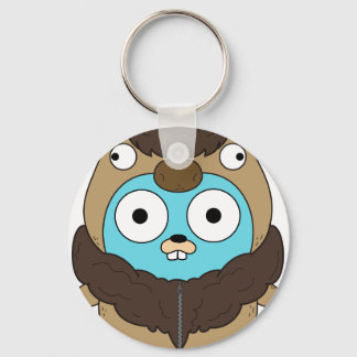 Buffalo Gopher Key Ring