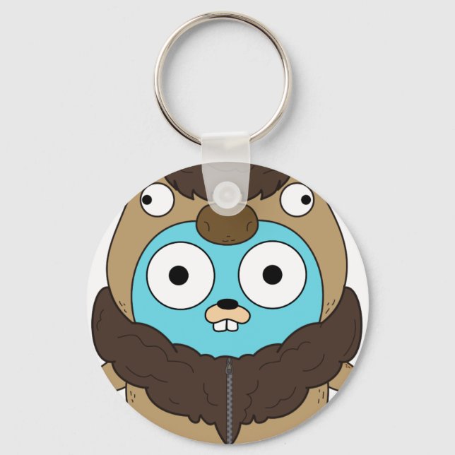 Buffalo Gopher Key Ring (Front)