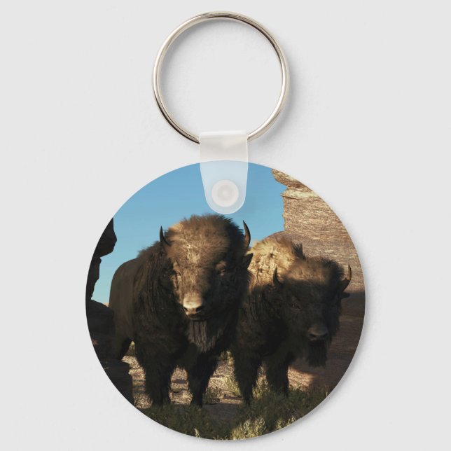 Buffalo Guard Key Ring (Front)