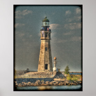Buffalo Harbour Lighthouse Poster/Print Poster