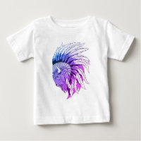 Buffalo Head With indian Headdress