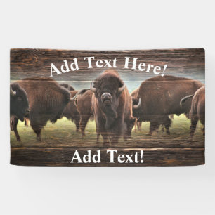Buffalo Herd Banner