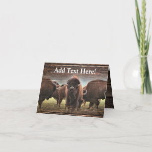 Buffalo Herd Card