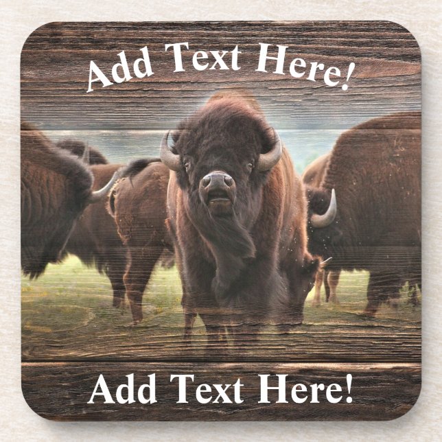 Buffalo Herd Coaster (Front)