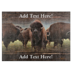 Buffalo Herd Cutting Board