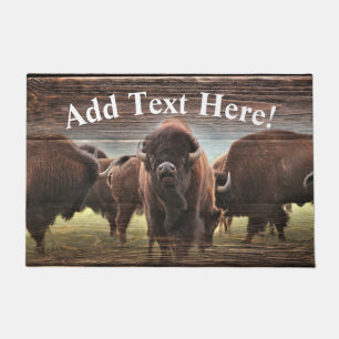 Buffalo Herd Doormat