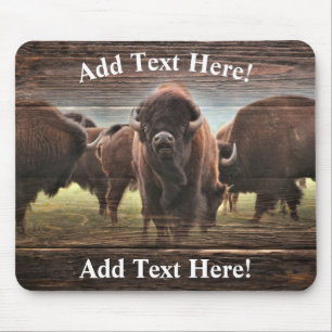 Buffalo Herd Mouse Pad