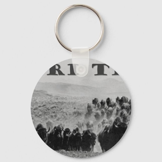 buffalo herd that playaaa key ring (Front)