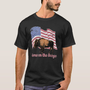 Buffalo Home On The Range American Buffalo Bison T-Shirt