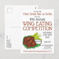 Buffalo Hot Chicken Wings Wing Eating Competition