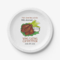 Buffalo Hot Chicken Wings Wing Eating Competition