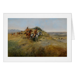 Buffalo Hunt, 1891 (oil on canvas)