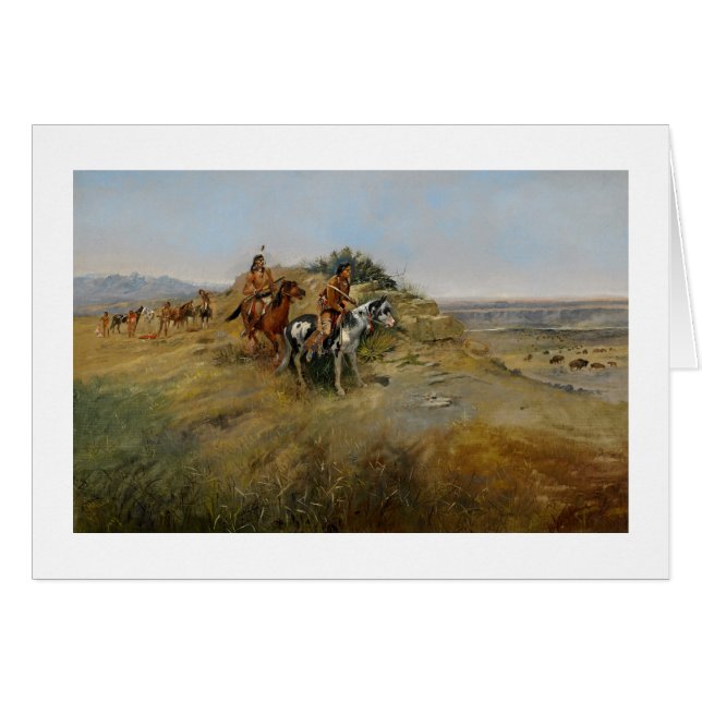 Buffalo Hunt, 1891 (oil on canvas) (Front Horizontal)