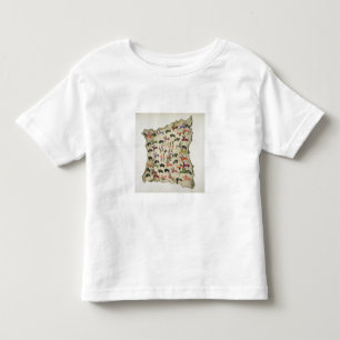 Buffalo hunt (pigment on elk-skin) toddler T-Shirt