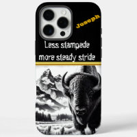Buffalo in Scenic Mountain Landscape