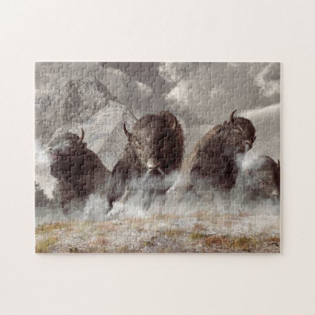 Buffalo Jigsaw Puzzle (Horizontal)