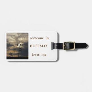 Buffalo Love 4 Luggage Tag
