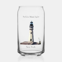 Buffalo Main Light can glass