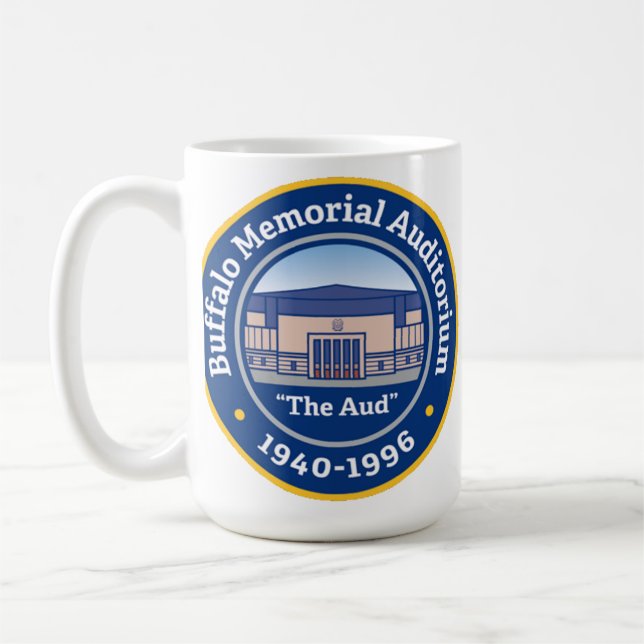 Buffalo Memorial Auditorium "The Aud" Coffee Mug (Left)
