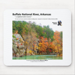 Buffalo National River II - Fall Colours 2009 Mouse Pad
