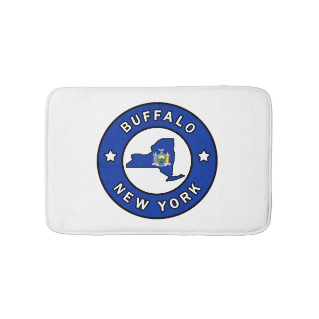 Buffalo New York Bath Mat (Front)