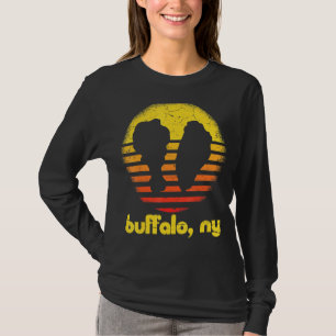 Buffalo New York Chicken Wing Retro Buffalo Ny T-Shirt