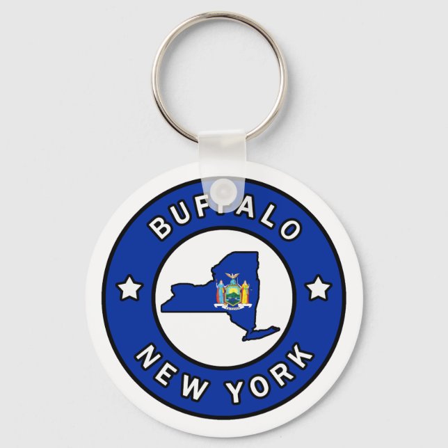 Buffalo New York Key Ring (Front)