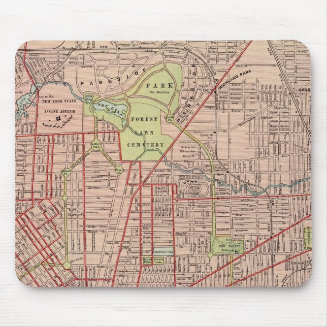 Buffalo, New York Mouse Pad (Front)