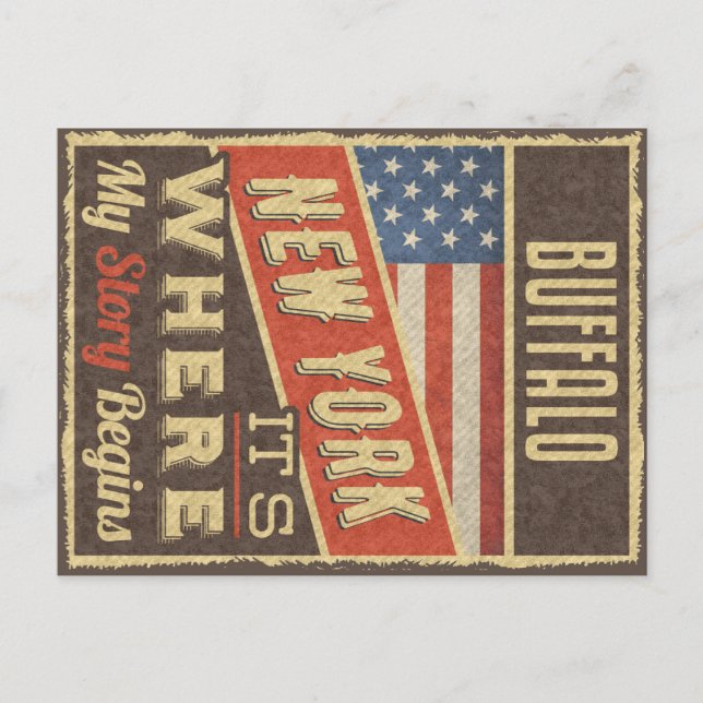 Buffalo New York Postcard (Front)