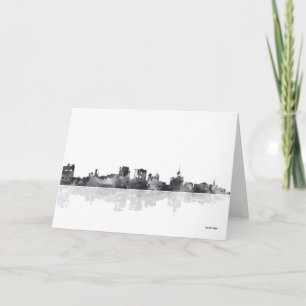BUFFALO NEW YORK SKYLINE CARD